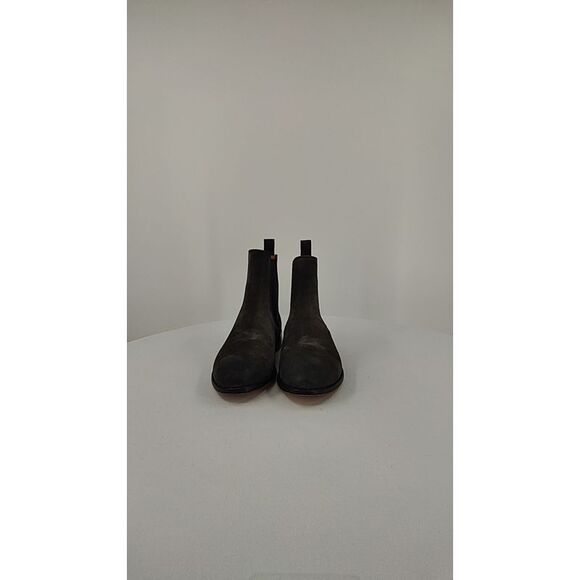 Quince Men Essential Leather Dress Chelsea Boot Charcoal Shoes 8 - Picture 2 of 2